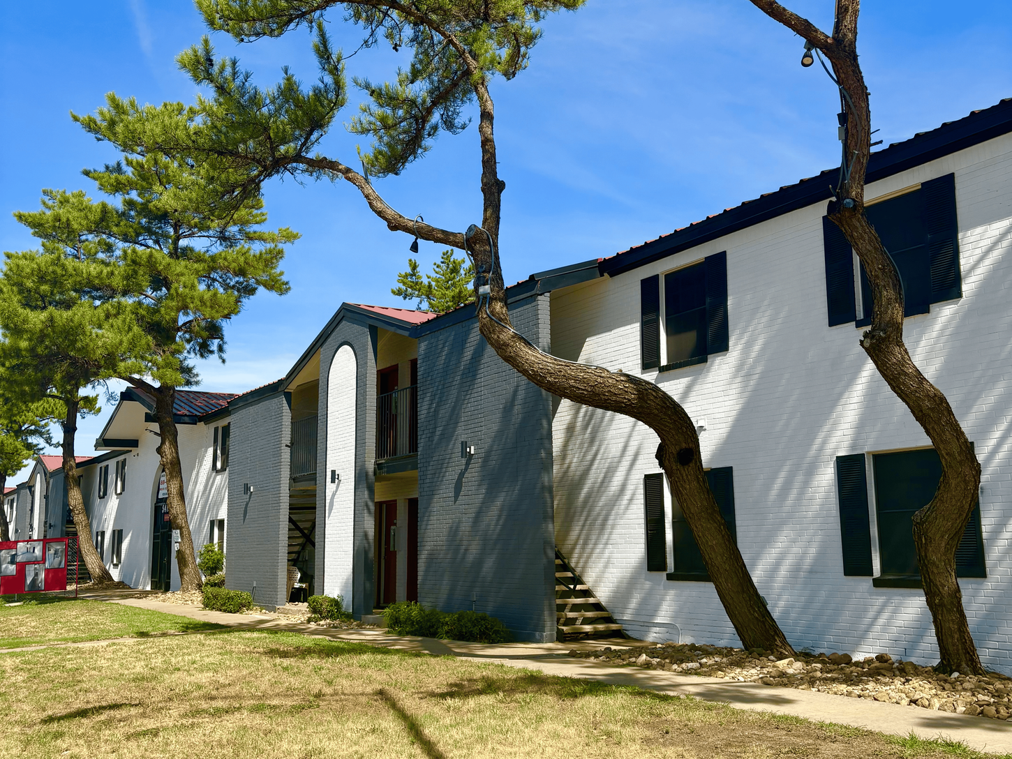 Aparment complex wall