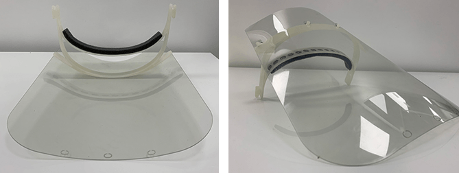 Ricoh 3D printed face shields