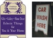 Wraps -Car Wash Sign in Petersburg, VA