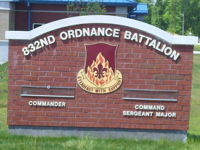 832nd Ordinance Battalion - Metal in Petersburg VA
