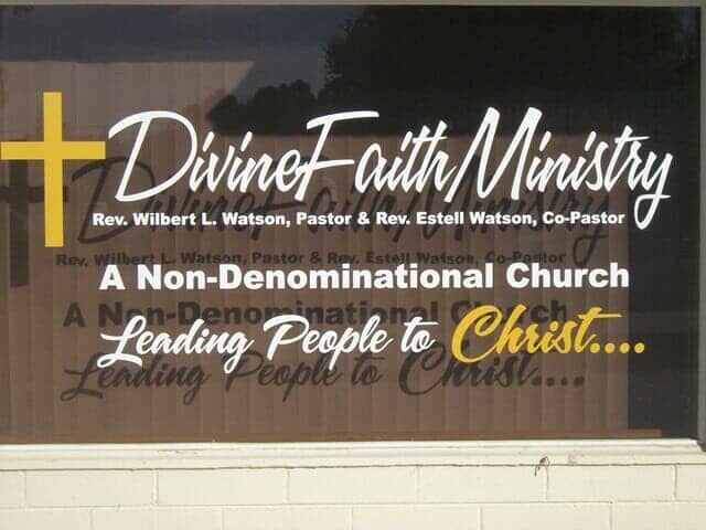 Divine Faith Ministry - Letters in Petersburg VA