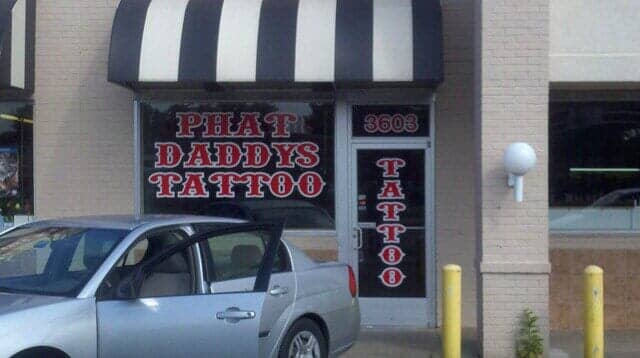 Phat Daddys Tattoo - Letters in Petersburg VA