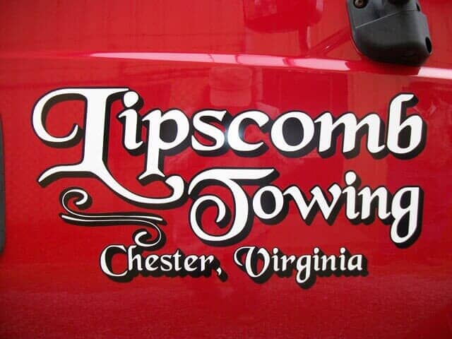 Tipscomb Towing - Signs in Petersburg VA