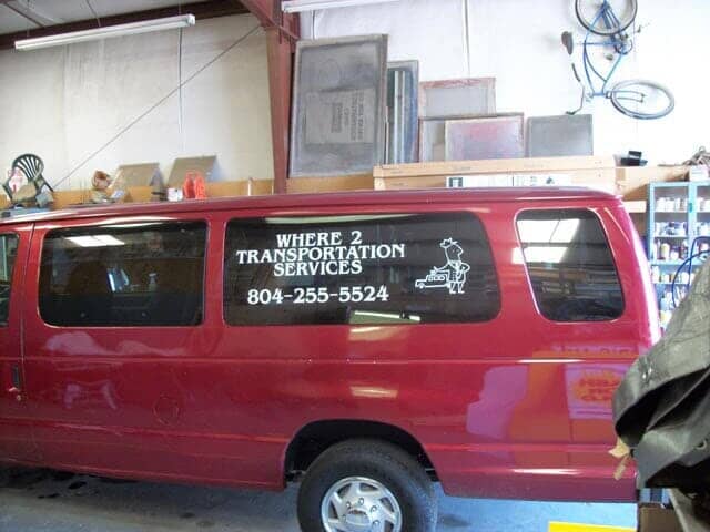 Where 2 Transportation Services Car - Signs in Petersburg VA