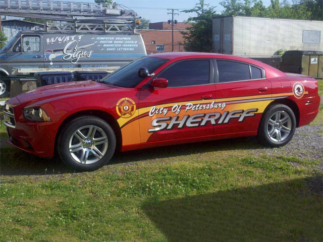 Sheriff Car - Signs in Petersburg VA