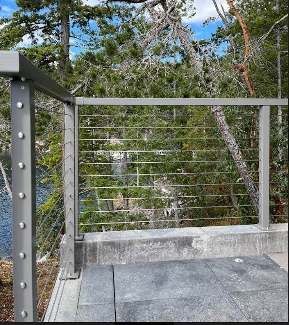 custom metal steel fence