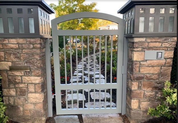 custom metal pedestrian gate