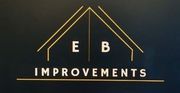 Logo for EB Improvements, with a house outline and the letters E and B. Text below reads "IMPROVEMENTS".