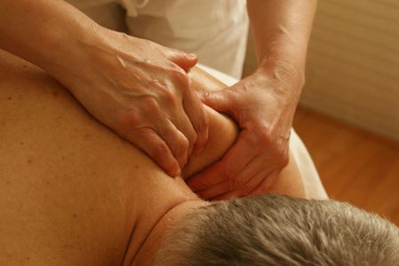 A massage therapy treatment