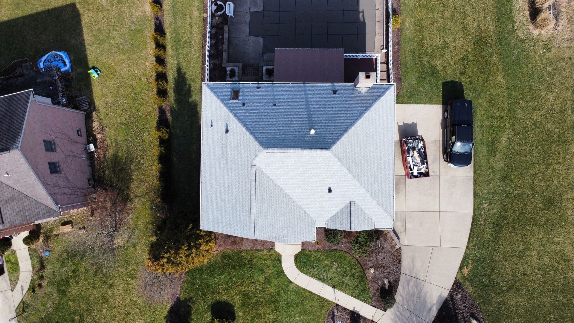 Assortment of roofing materials for cost-effective replacement in Pittsburgh