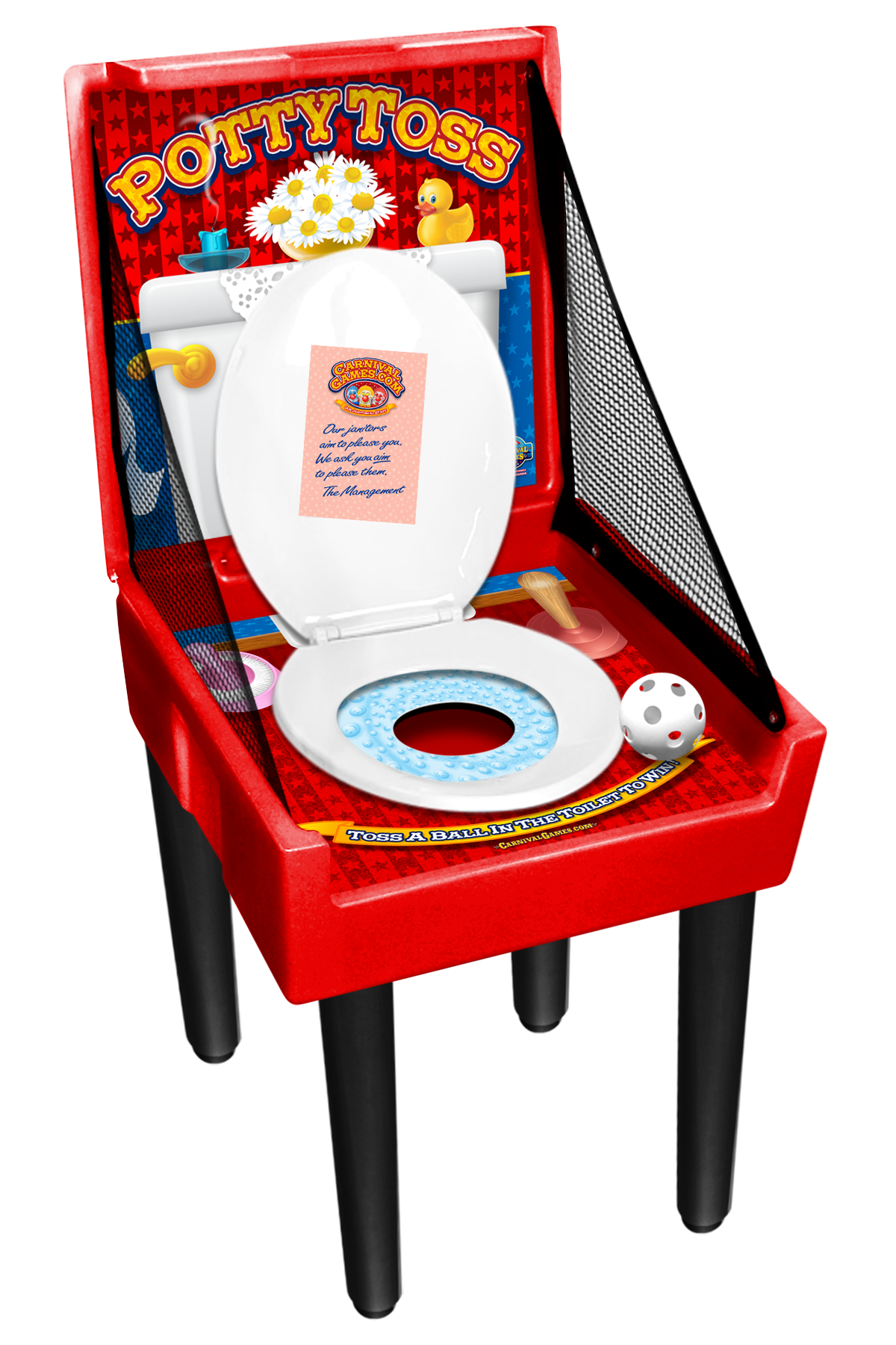 Potty Toss Carnival Game