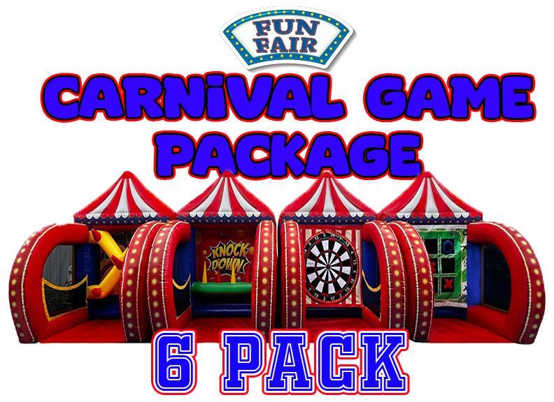 Inflatable Carnival Game 6 Pack
