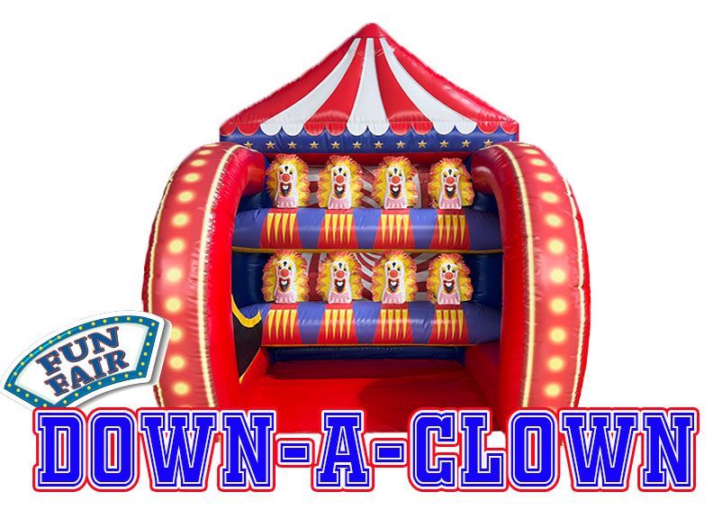 Inflatable Down A Clown Game