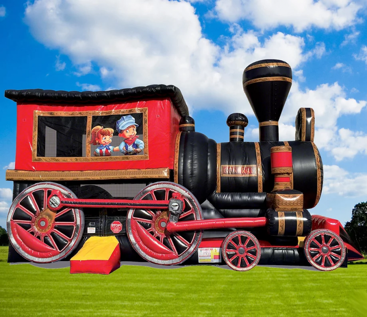 Giant Train Combo Bounce House