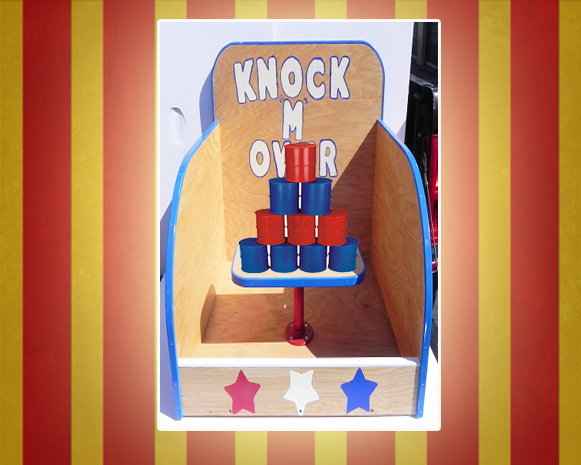 Knock M Over Carnival Game