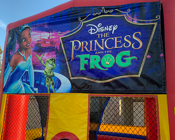 The Princess and the Frog Bounce House