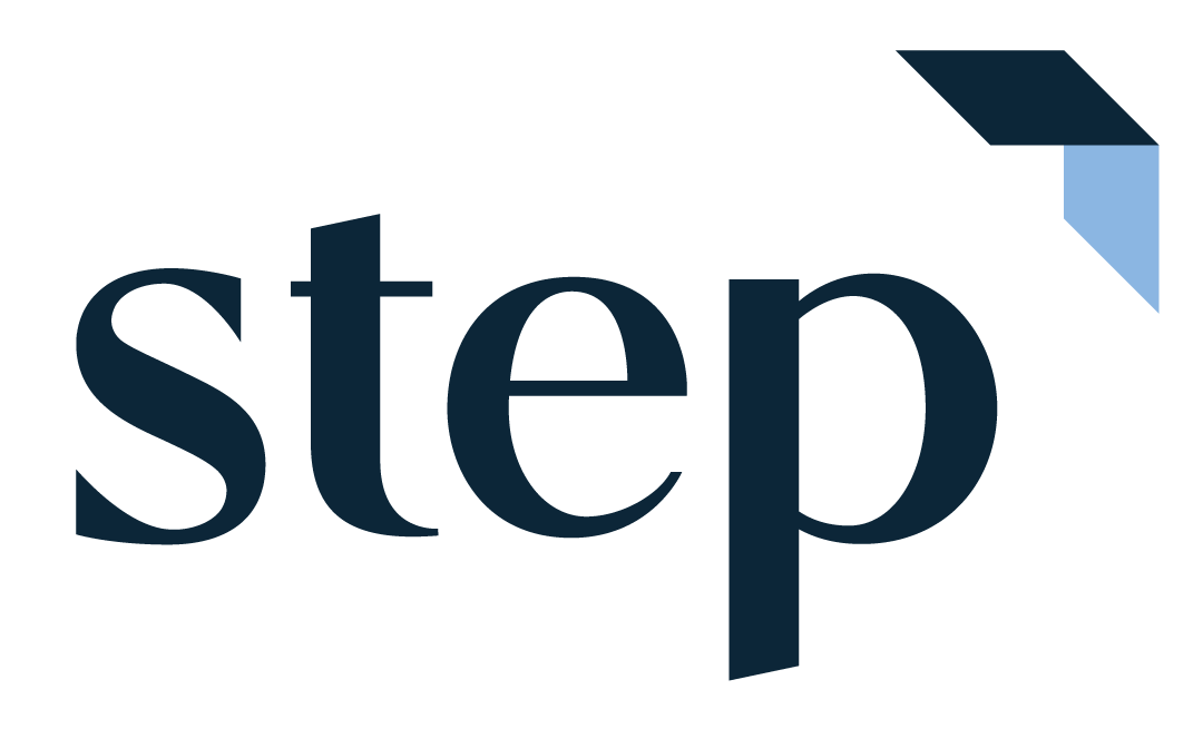 Step Advisories logo with a blue arrow pointing up