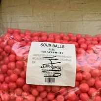 Close-up of a bag of pink 