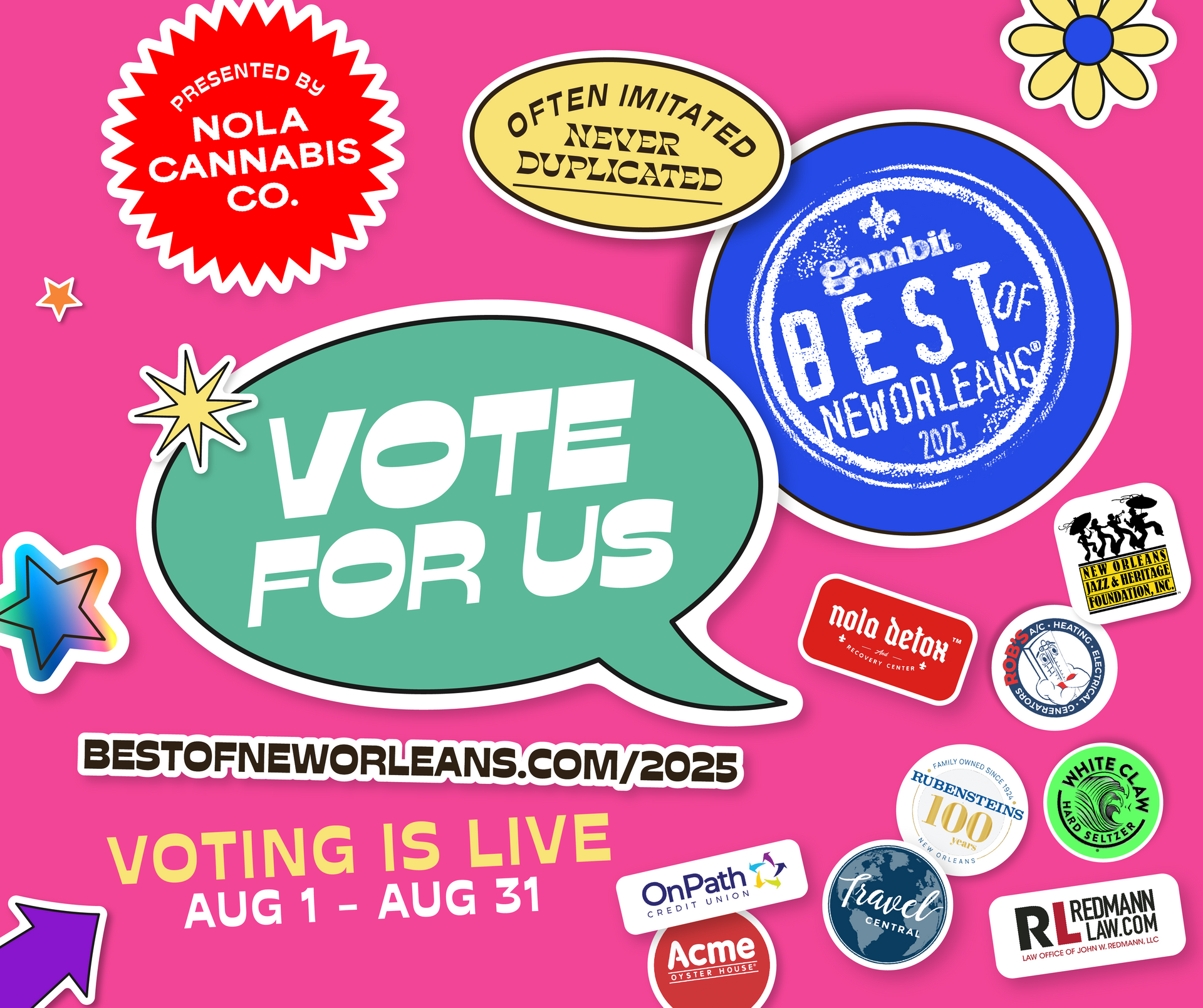 Vote For Us Poster