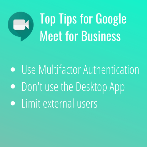 Tips to Use Google Meet for Business Team