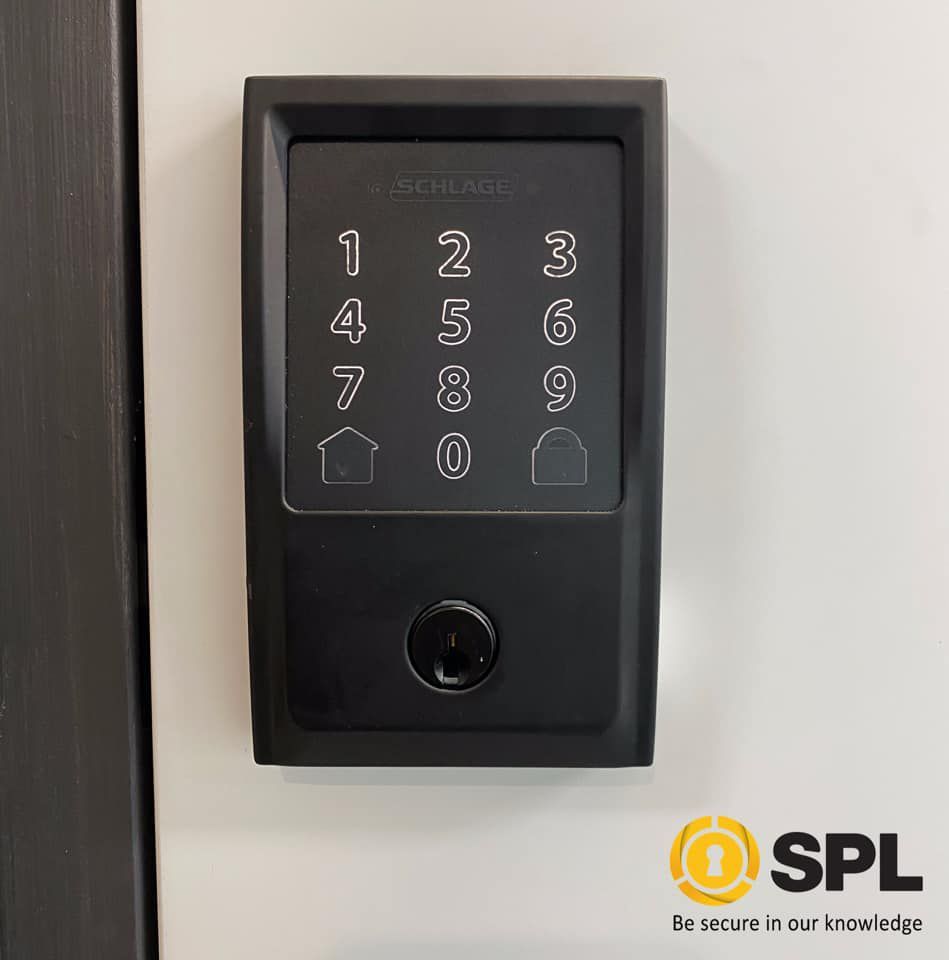 A Close Up of a Keypad on a Door — SPL Security Solutions In Tweed Heads, NSW