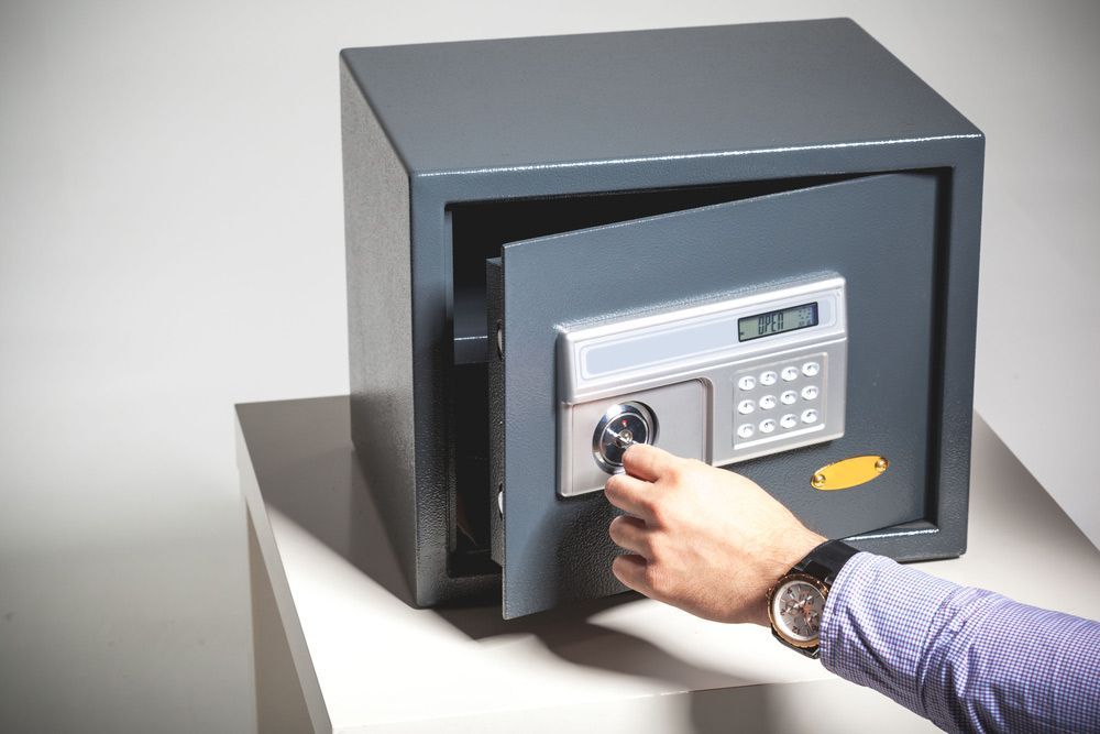 Opening A Safe With A Key — SPL Security Solutions In Bundall, QLD