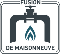 Un logo orange et blanc pour groupe expansion dja