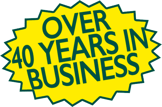 over 40 years in business