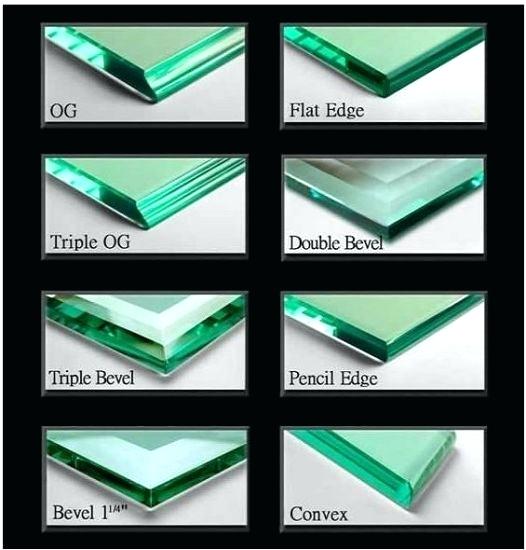 edge polished glass options