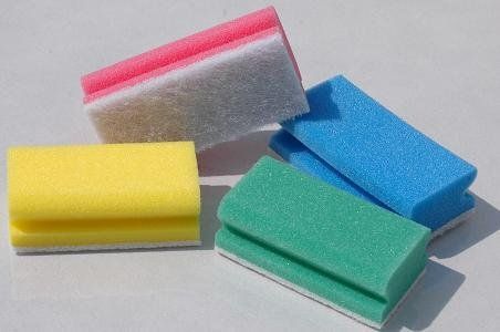 krasvrije schuurspons, 1310, 2310, 3310, 4310, panneschuurder, schuurspons zonder krassen, schuurspons zonder krassen te maken, schuren zonder krassen, spons met goede grip