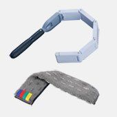 duster frame, Vileda duster, plooibare duster, stof achter verwarming weg doen, stof van balk verwijderen, 100319, 100320