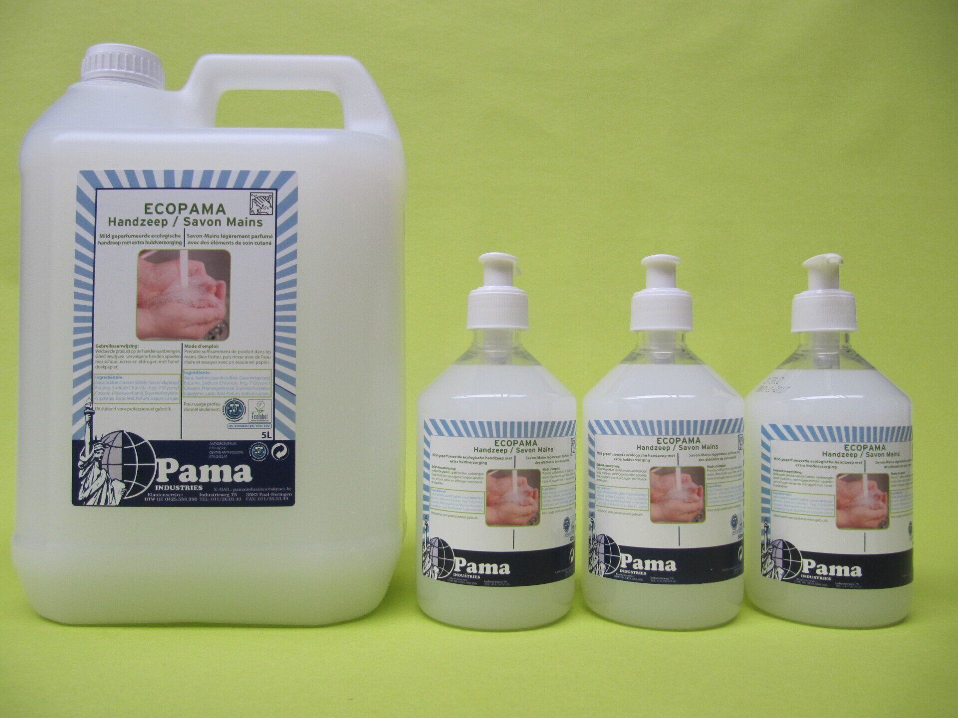 EcoPama handzeep, Pama handzeep, ecologische handzeep, PA77406, PA77405