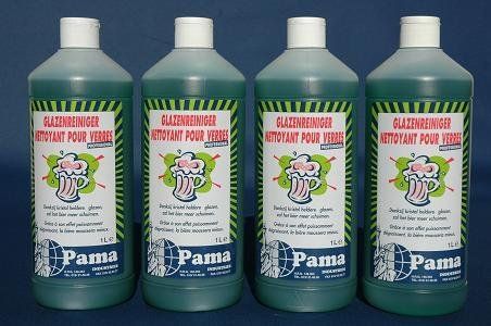 glazenreiniger, afwasmiddel voor glazen in café's, zacht voor de handen, code 95, Pama