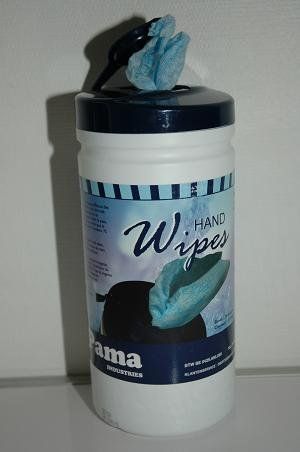 Hand wipes, Pama, doeken voor de handen, kuisdoeken voor vuile handen, Pama