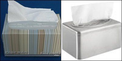 Kleenex handdoeken, wegwerphanddoeken