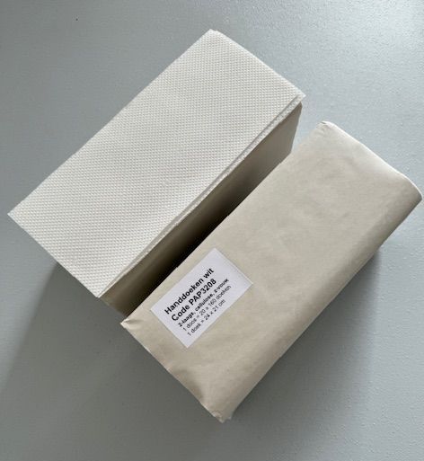 papieren handdoeken, wegwerphanddoeken, PAP3208, papieren handdoeken voor dispenser, witte handdoeken, handdoeken 2-laags,