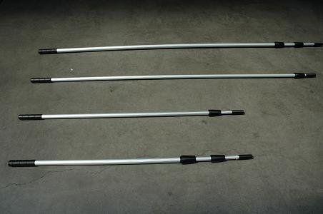 telescoopsteel, uitschuifbare steel, lange stelen, Pama, Pulex