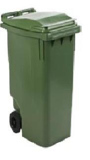 Minicontainer, container, grote afvalbak, verzamelbak voor afval, PA120000, groene container, grijze container, bak voor dierenvoeders, bak voor diereneten