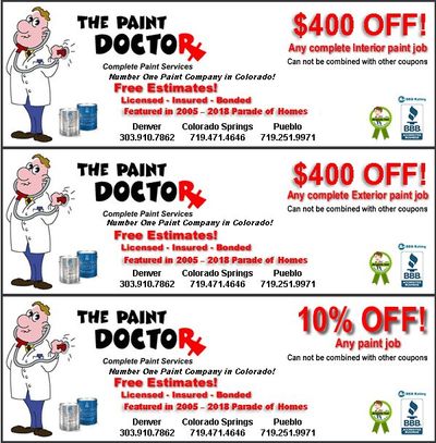 Coupons Colorado The Paint Doctor