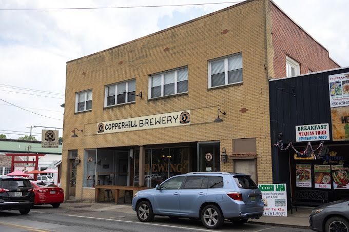 outdoor picture of copperhill brewary
