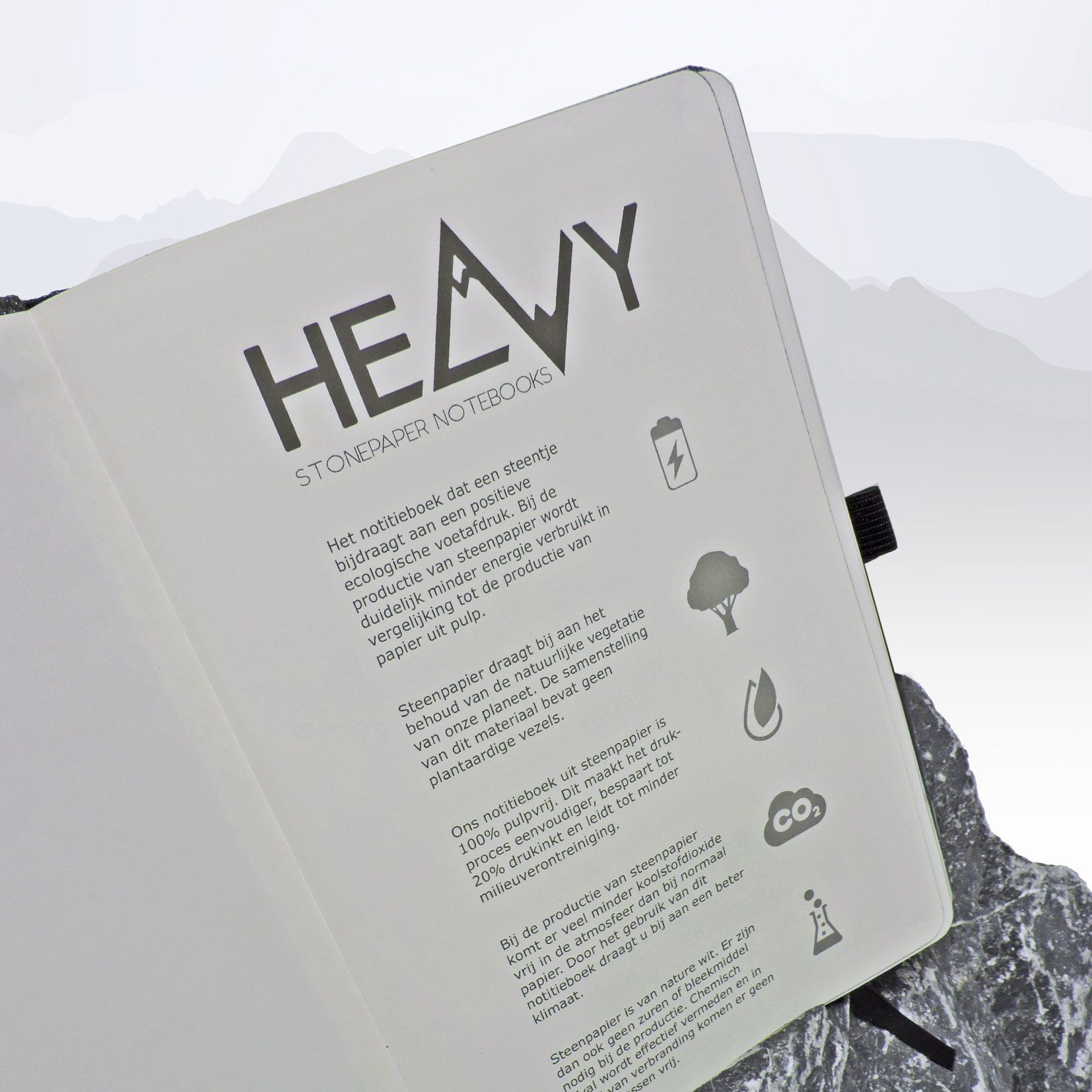 Heavy Stonepaper Notebook Flyleave