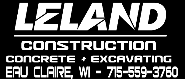 Image logo of Eau Claire, Wisconsin snow plowing service companies. Leland Construction and Concrete.