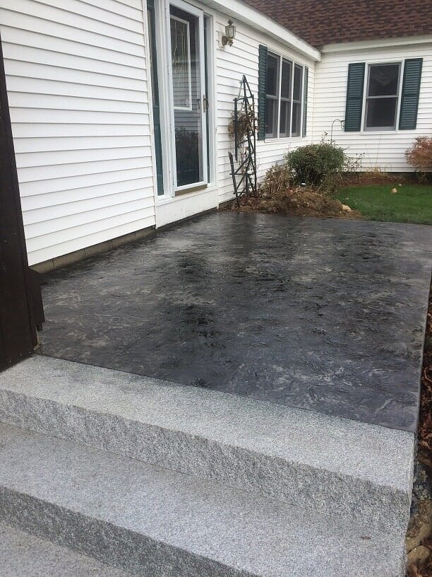 Newly applied stamped concrete 11 — Seal Coating in New Ipswich, NH