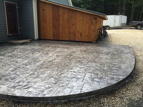 Newly applied stamped concrete 13 — Seal Coating in New Ipswich, NH