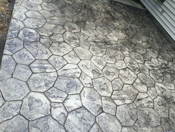 Newly applied stamped concrete 15 — Seal Coating in New Ipswich, NH