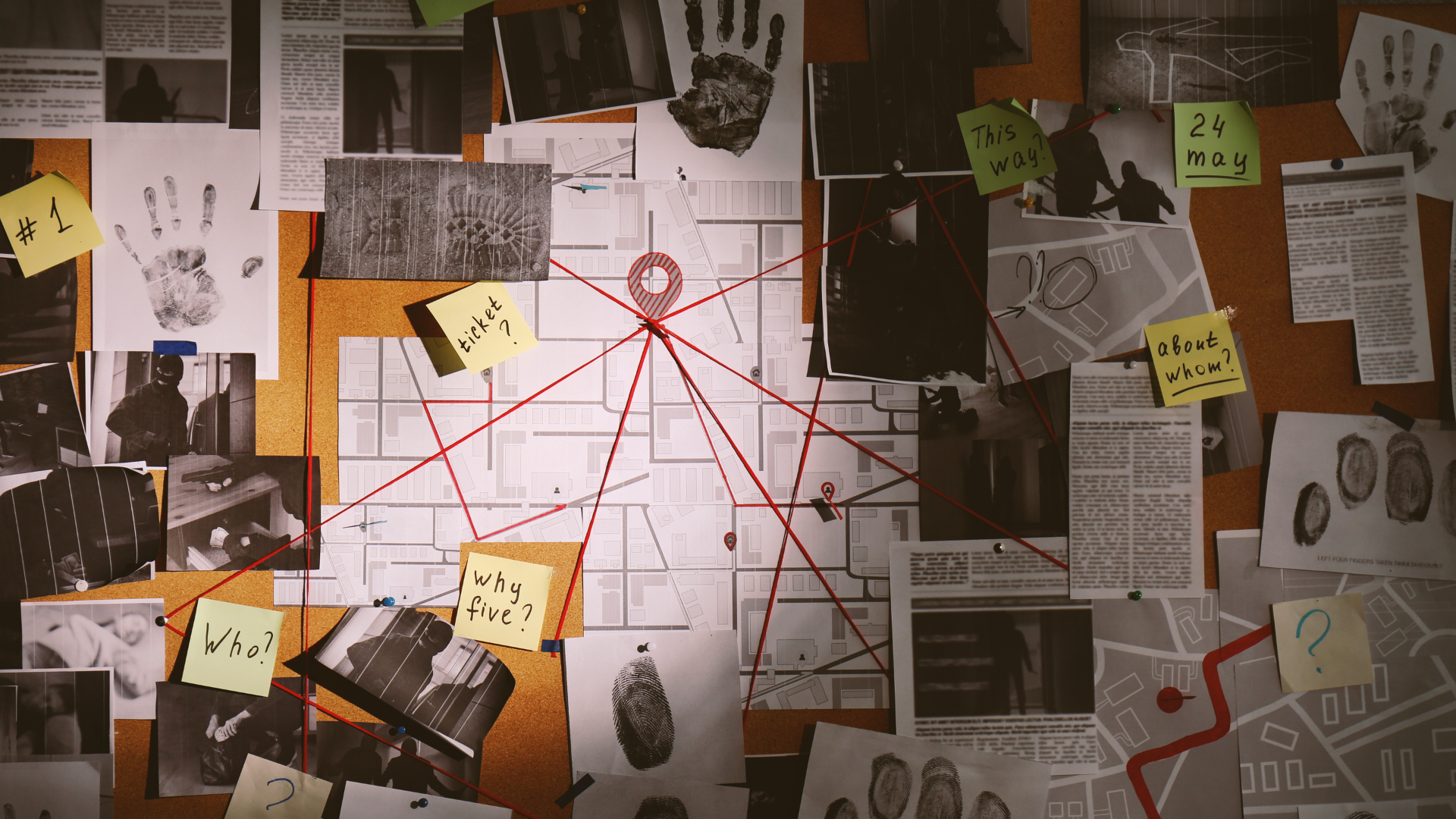 A bulletin board filled with a lot of papers and pictures.