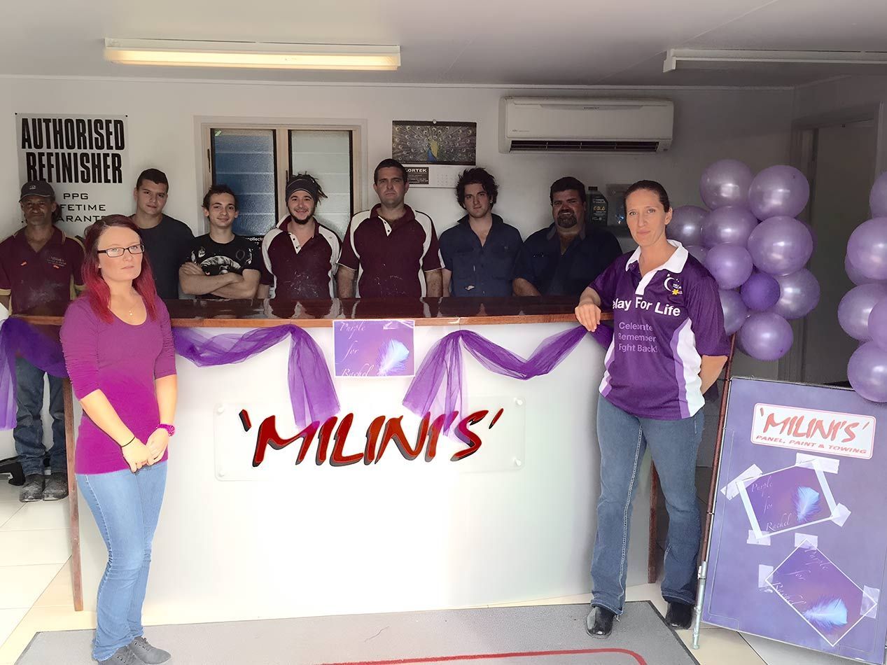 Milini's Team — Milini's Panel, Paint & Towing in Tully, QLD