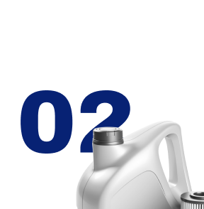 A close up of a brake disc with the number 02 above it | Mark's Auto Repair