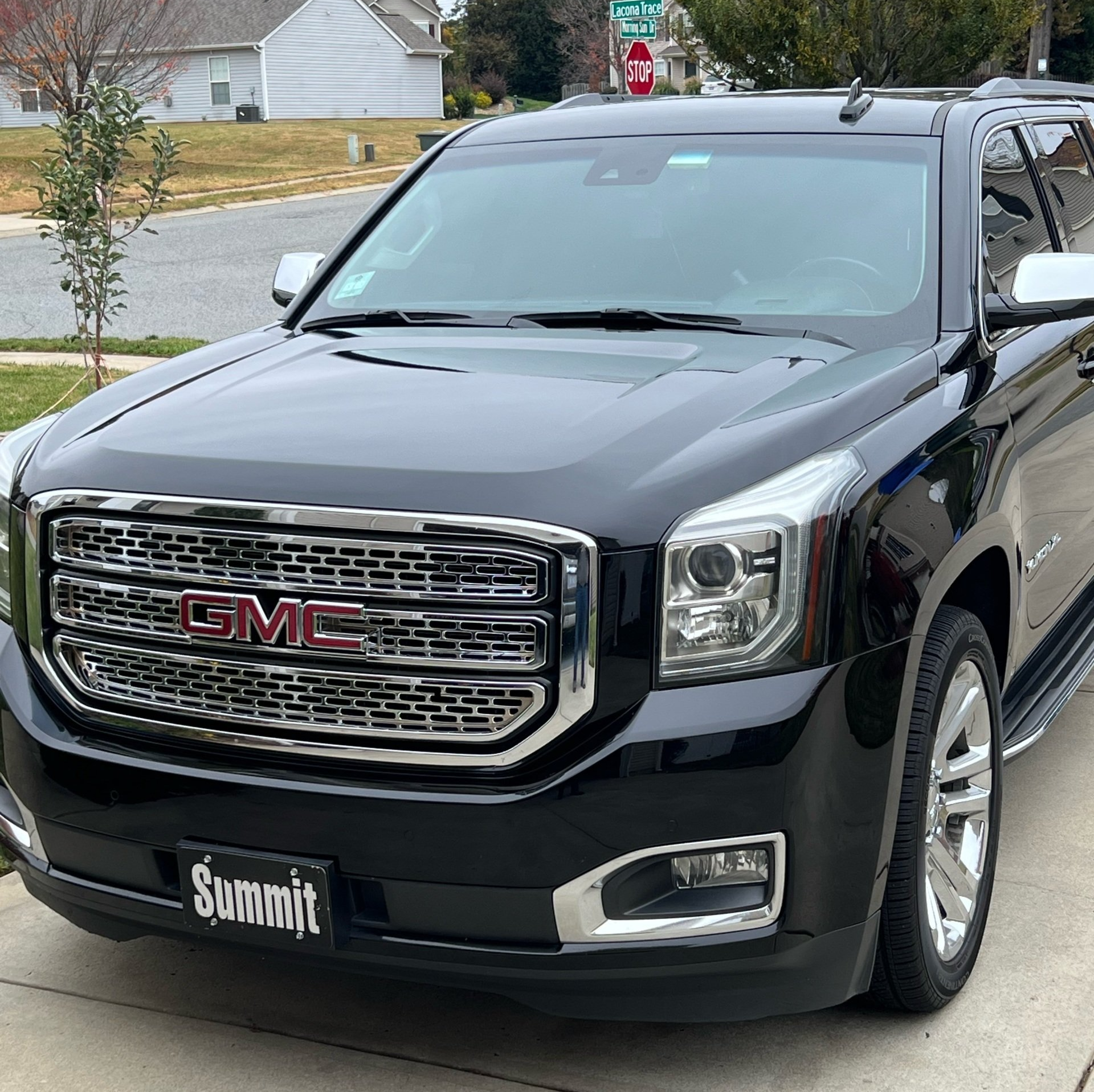 GMC black car