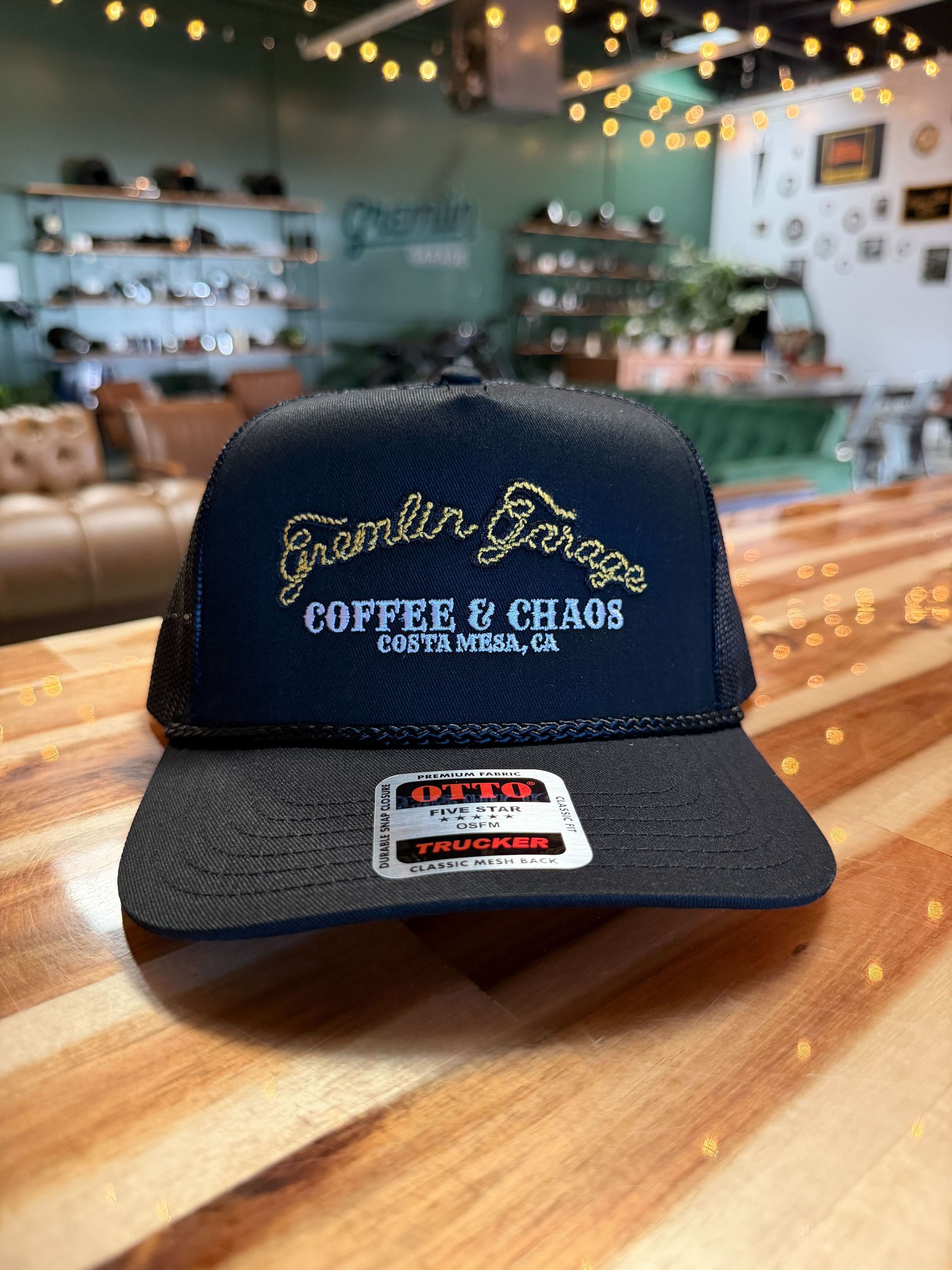 Gremlin Hat (Trucker Black)